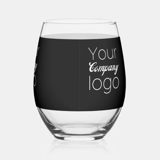 Gepersonaliseerde Business Promotional Voeg hier L Wijnglas Zonder Voet (Rechts)