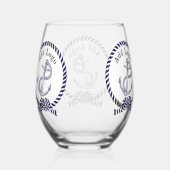 Gepersonaliseerde Business Promotional Voeg hier L Wijnglas Zonder Voet (Voorkant)