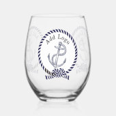 Gepersonaliseerde Business Promotional Voeg hier L Wijnglas Zonder Voet (Achterkant)