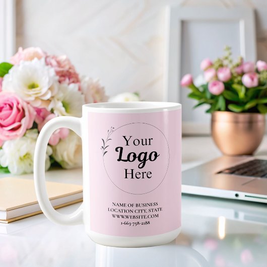 Gepersonaliseerde Business Promotionele Logo blush Koffiemok
