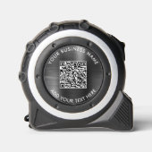 Gepersonaliseerde Business QR Code Zilver Rolmaat (Voorkant)