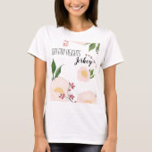 Gepersonaliseerde Business T-Shirt Baby Roze Kosmo (Voorkant)