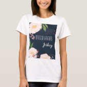 Gepersonaliseerde Business T-Shirt Baby Roze Kosmo (Voorkant)