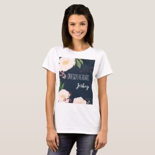 Gepersonaliseerde Business T-Shirt Baby Roze Kosmo