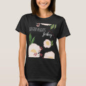 Gepersonaliseerde Business T-Shirt Baby Roze Kosmo (Voorkant)