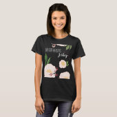 Gepersonaliseerde Business T-Shirt Baby Roze Kosmo (Voorkant volledig)