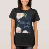 Gepersonaliseerde Business T-Shirt Baby Roze Kosmo (Voorkant)