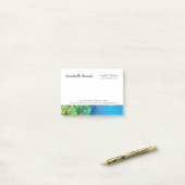 Gepersonaliseerde Business Vrouwelijk Girly Post-it® Notes (Op bureau)