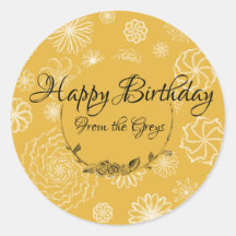 Gepersonaliseerde Buttercup ingewikkelde Gift Labe