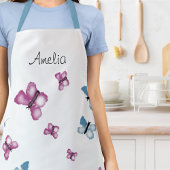 Gepersonaliseerde Butterfly All-Over Print Schort