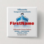 Gepersonaliseerde Button #2 (met voornaam slechts) (Voorkant)