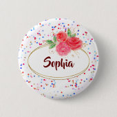 Gepersonaliseerde Buttonnen, aangepaste Buttonnen, Ronde Button 5,7 Cm (Voorkant)