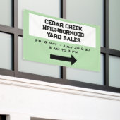 Gepersonaliseerde buurt uitverkoop banner (Buitenkant Gebouw)