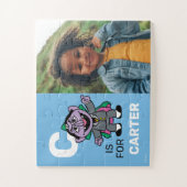 Gepersonaliseerde C is voor graaf von Telling | Fo Legpuzzel (Verticaal)