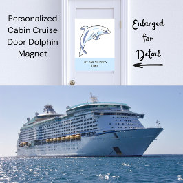 Gepersonaliseerde cabine cruise deur SCHATTIGEE do Magneet