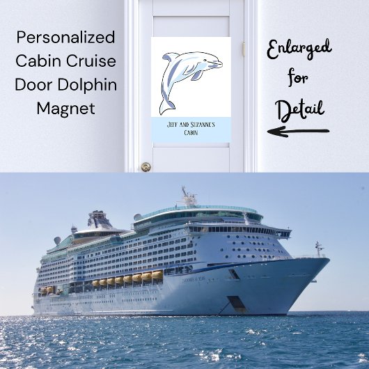 Gepersonaliseerde cabine cruise deur SCHATTIGEE do Magneet