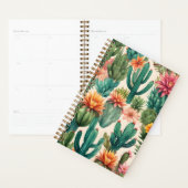 Gepersonaliseerde Cactus Art Print Planner (Display)