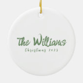 Gepersonaliseerde Cactus & Succulent Ornament (Achterkant)