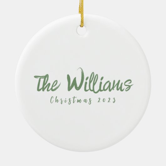 Gepersonaliseerde Cactus & Succulent Ornament (Achterkant)