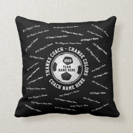 Gepersonaliseerde cadeau-ideeën voor voetbalcoach, kussen