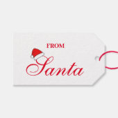 Gepersonaliseerde cadeau Labels - Van Santa Cadeaulabel (Voorkant (Horizontaal))