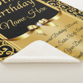 Gepersonaliseerde, cadeauideeën voor 90-jarige vro sherpa deken (3/4)