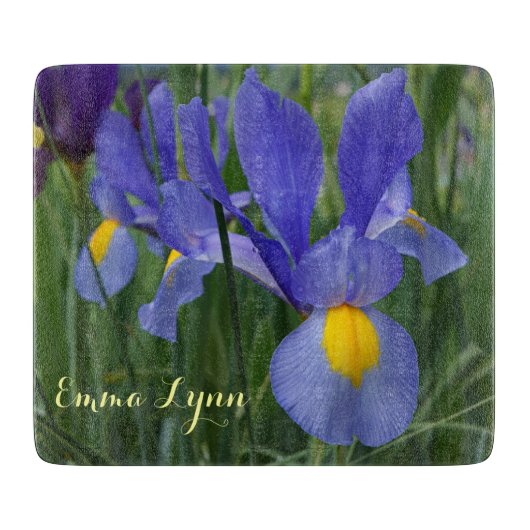 Gepersonaliseerde cadeaus Jouw naam glazen snijpla Snijplank (Voorkant)