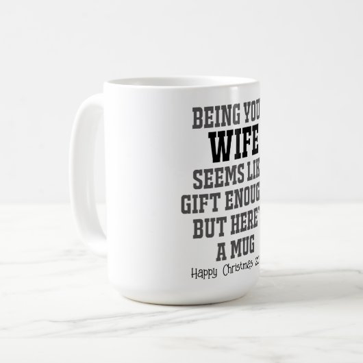 Gepersonaliseerde cadeaus koffiemok (Voorkant links)