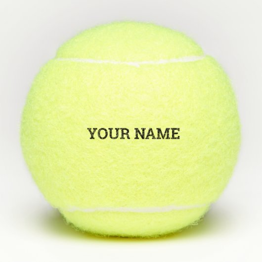 Gepersonaliseerde cadeaus tennisballen (Voorkant)