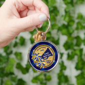 Gepersonaliseerde cadeaus voor een Cheer COACH, Bl Sleutelhanger (Hand)