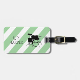 Gepersonaliseerde cadeaus voor gitarist, muzikant bagagelabel