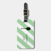 Gepersonaliseerde  cadeaus voor gitarist, muzikant bagagelabel (Voorkant verticaal)