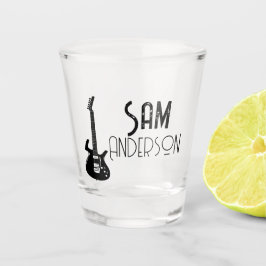 Gepersonaliseerde cadeaus voor gitarist, muzikant shot glas