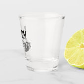 Gepersonaliseerde  cadeaus voor gitarist, muzikant shot glas (Rechts)