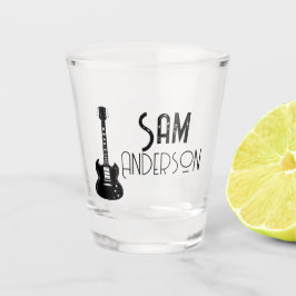Gepersonaliseerde cadeaus voor gitarist, muzikant shot glas