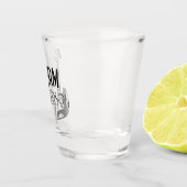 Gepersonaliseerde cadeaus voor gitarist, muzikant shot glas (Rechts)