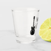 Gepersonaliseerde  cadeaus voor gitarist, muzikant shot glas (Links)