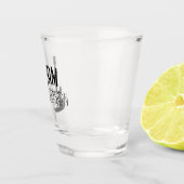 Gepersonaliseerde cadeaus voor gitarist, muzikant shot glas (Rechts)