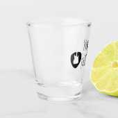 Gepersonaliseerde cadeaus voor gitarist, muzikant shot glas (Links)