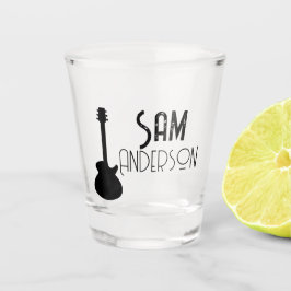 Gepersonaliseerde cadeaus voor gitarist, muzikant shot glas