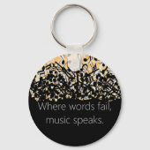 Gepersonaliseerde  cadeaus voor gitarist, muzikant sleutelhanger (Achterkant)