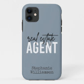 Gepersonaliseerde cadeaus voor makelaarsmedewerker Case-Mate iPhone case (Achterkant)
