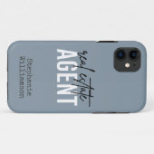 Gepersonaliseerde cadeaus voor makelaarsmedewerker Case-Mate iPhone case (Achterkant (horizontaal))