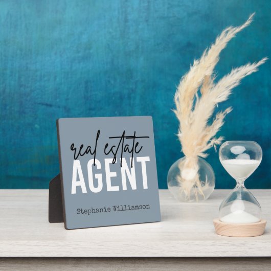 Gepersonaliseerde cadeaus voor makelaarsmedewerker fotoplaat (Insitu)