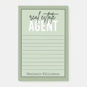 Gepersonaliseerde cadeaus voor makelaarsmedewerker post-it® notes (Voorkant)