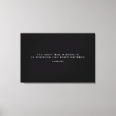 Gepersonaliseerde cadeaus voor mannen citeren gest canvas afdruk (Voorkant)