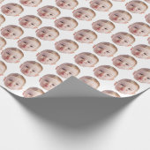 Gepersonaliseerde cadeauverpakking op maat geschen cadeaupapier (Hoek)