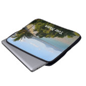 Gepersonaliseerde Cairns Beach laptophoes Laptop Sleeve (Voorkant onderkant)
