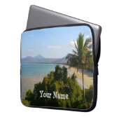 Gepersonaliseerde Cairns Beach laptophoes Laptop Sleeve (Voorkant Links)