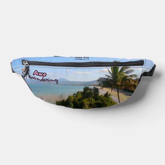 Gepersonaliseerde Cairns strand Heuptasje (Liggend)